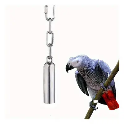 Durable Stainless Steel Bell Toy For Pet Birds - Perfect For Parrots, Cockatiels, And Parakeets