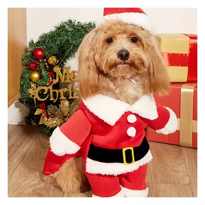 TEMU Pet Christmas Suit Hat, Dog