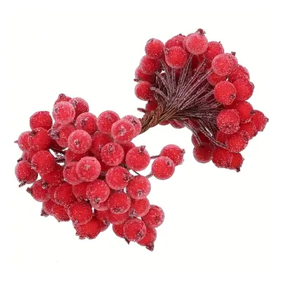 TEMU 20/40pcs Mini Christmas Frosted Artificial Berry Wedding Party Decoration Home Decor