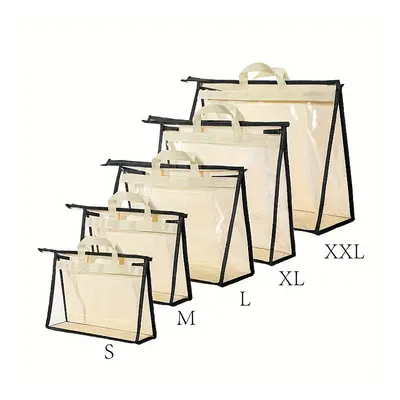 TEMU 5-pack Dustproof Storage Bags Set, Hanging Organizers, Home And Dorm Space Saving Sealable