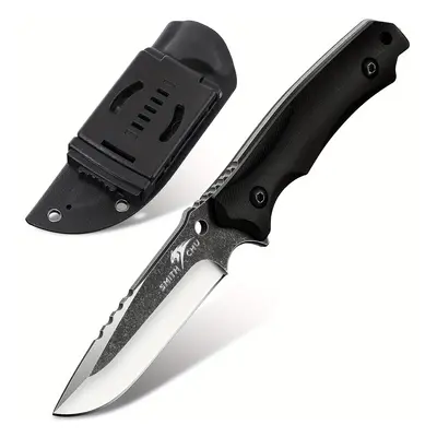 Outdoor Knife Survival Full Tang Hunting Knife Fixed Blade D2 Steel Sharp Camping Knife With Kyd