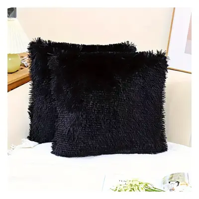 TEMU 1pc Modern Simple Solid Color Soft And Comfortable Car Bedroom Bed Head Plush Pillow Cushio