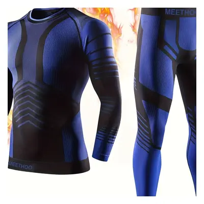 TEMU Mens Thermal Underwear Fleece Base Layer Insulated Long Set