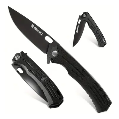 Pocket Knife Sharp Outdoor Pocket Knife Black Bushcraft Knife For Camping And Survival Men Gift