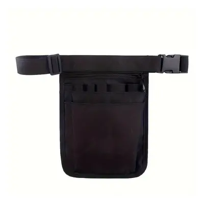 TEMU Chic Fanny Pack - Adjustable Strap, Multi-compartment Organizer For Work & Travel, Nurse Wo