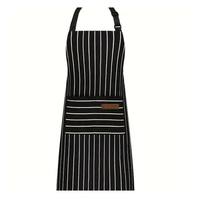 TEMU 1pc Polyester Apron For Kitchen & Milk Tea Shops - Solid Color, Tie-, Non-stretch Fabric