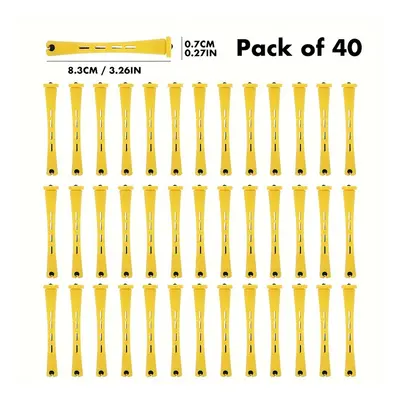 TEMU 40pcs Premium Perm Rods Set For Natural Hair - Create With Rods & Hair Rollers - Profession