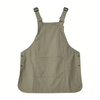 TEMU Adjustable Front And Back Pocket Outdoor Barber, Coffee Shop, Bbq, Hotel, Catering Coverall