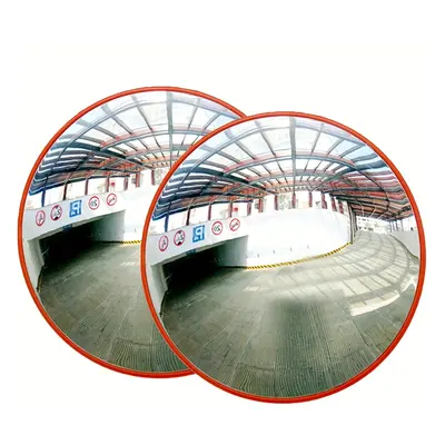 TEMU 12-inch Wide Angle Indoor Convex Mirror â 130Â° Curved Polycarbonate Lots, Garages, Shops