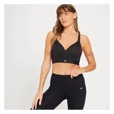 MP Women's High Support Moulded Cup Sports Bra — Schwarz