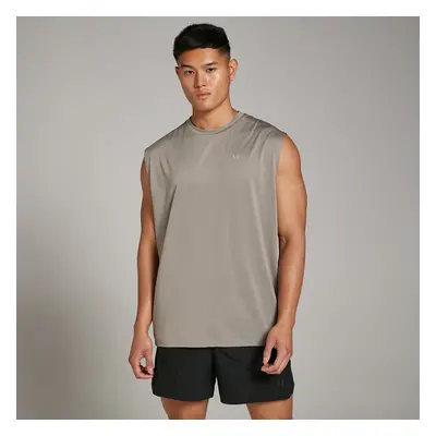 MP Herren Tempo Oversize-Netz-Trainings-Tanktop – Tonerde