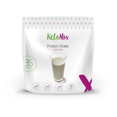 KetoMix-Protein-Shake 1050 g (35 Portionen) 1. Shake-Aroma: Schokolade, 2. Shake-Aroma: Himbeere