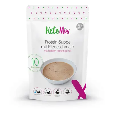 Protein-Suppe mit Pilzen – neue Formel (10 Portionen)