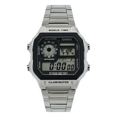 Uhr Casio AE-1200WHD-1AVEF Silberfarben