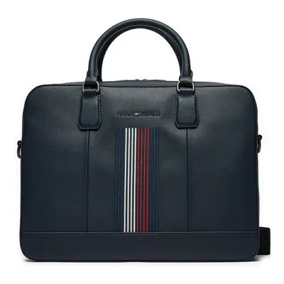 Laptoptasche Tommy Hilfiger Coated Canvas Computer Bag AM0AM12492 Dunkelblau