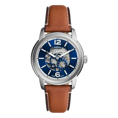 Uhr Fossil Heritage Automatic Skeleton ME3263 Braun