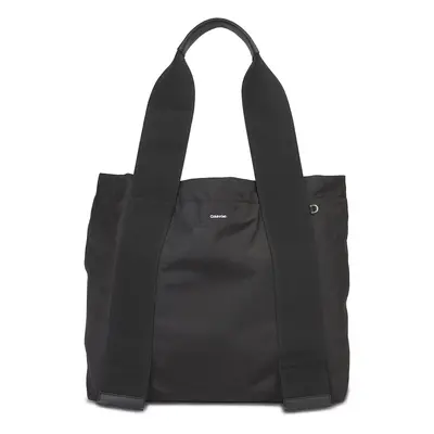 Handtasche Calvin Klein Wide Strap Nylon Shopper Lg K60K611044 Schwarz