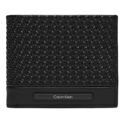 Große Herren Geldbörse Calvin Klein Modern Bar Bifold 6Cc W/Bill K50K511374 Schwarz