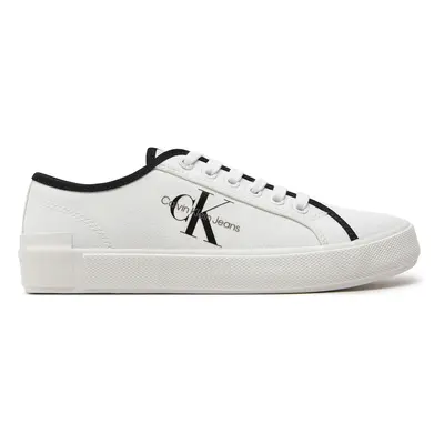 Sneakers Calvin Klein Jeans Skater Vulcanized Low Cs Ml Mr YW0YW01453 Weiß