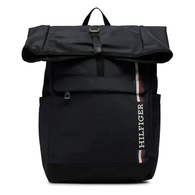 Rucksack Tommy Hilfiger Th Monotype Rolltop Backpack AM0AM11792 Dunkelblau