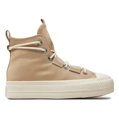 Sneakers aus Stoff Converse Chuck Taylor All Star Lift Platform A06494C Beige