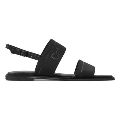 Sandalen Calvin Klein Flat Sandal He HW0HW01990 Schwarz