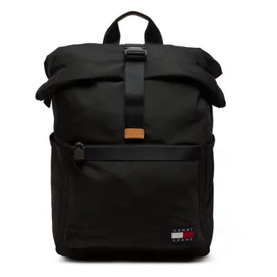 Rucksack Tommy Jeans Tjm Essential Rolltop Backpack AM0AM12414 Schwarz