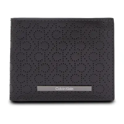 Große Herren Geldbörse Calvin Klein Modern Bar Bifold 6Cc W/Bill K50K511834 Schwarz