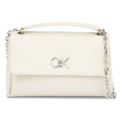 Handtasche Calvin Klein Re-Lock Conv Shoulder Bag_Jcq K60K611755 Écru