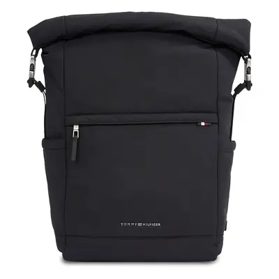 Rucksack Tommy Hilfiger Th Signature Rolltop Backpack AM0AM12221 Schwarz