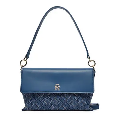 Handtasche Tommy Hilfiger Distinct Shoulder Bag Mono AW0AW16794 Blau