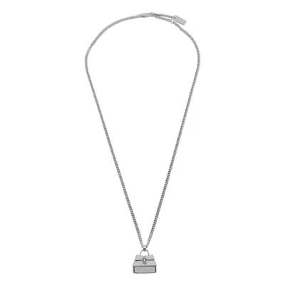 Halskette Marc Jacobs The St. Marc Cuban-Link Chain Necklace 2F3JNC001J37 Silberfarben