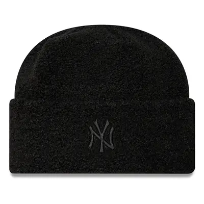 Mütze New Era Borg New York Yankees Cuff Knit Beanie 60580757 Schwarz