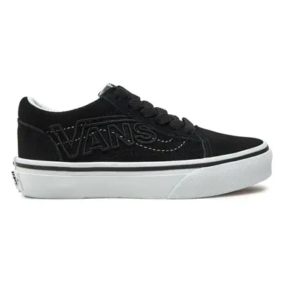 Sneakers aus Stoff Vans Old Skool Embroidered Logo VN000CYVBLK1 Schwarz