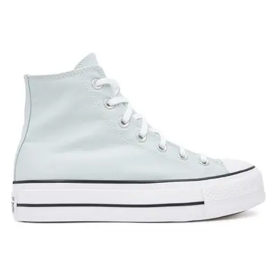 Sneakers aus Stoff Converse Chuck Taylor All Star Lift Platform A11873C Himmelblau