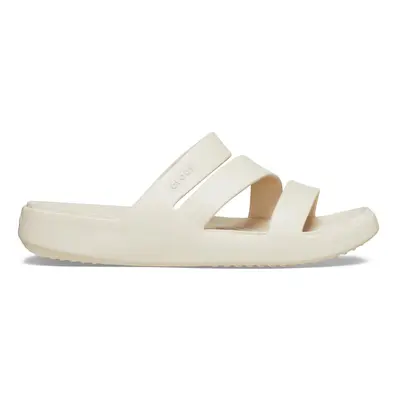 Pantoletten Crocs Getaway Strappy Sandal W 209587 Écru