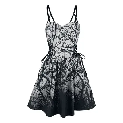 Vixxsin Forest Dress Mittellanges Kleid schwarz in