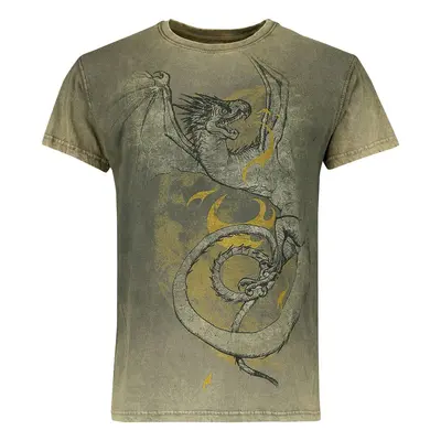 Harry Potter Hungarian Horntail T-Shirt grün in