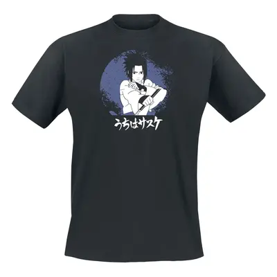 Naruto Sasuke T-Shirt schwarz in