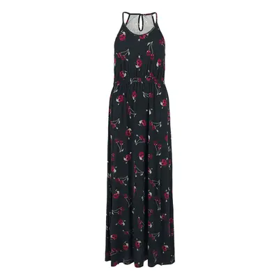 Rock Rebel by EMP Maxidress with Cherry Skull Alloverprint Langes Kleid schwarz in