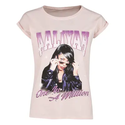 Aaliyah One In A Million T-Shirt rosa in