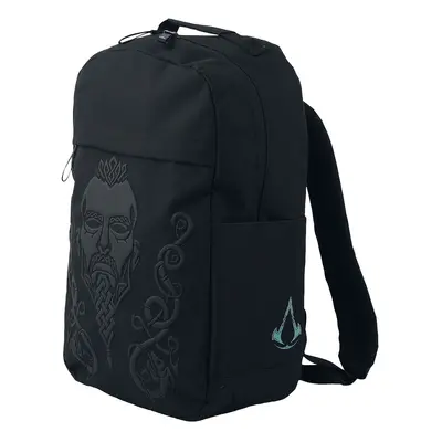 Assassin's Creed Valhalla - Black Screen Printed Backpack Rucksack schwarz