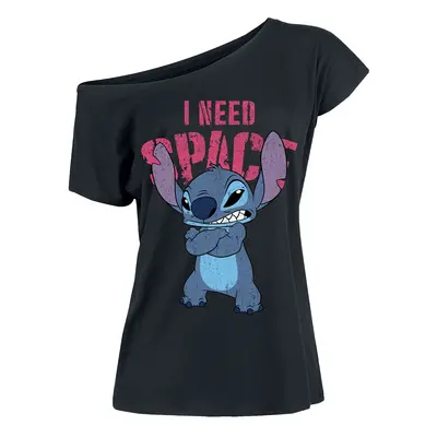 Lilo & Stitch I Need Space T-Shirt schwarz in