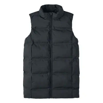 Name it Mellow Long Puffer Vest Jacke schwarz in