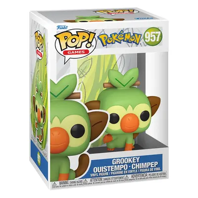 Pokémon Grookey - Ouistempo - Chimpep Vinyl Figur 957 Funko Pop! multicolor