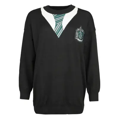 Harry Potter Slytherin Strickpullover schwarz in