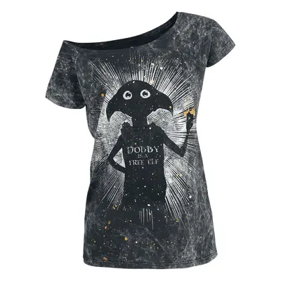 Harry Potter Dobby Is A Free Elf T-Shirt schwarz in