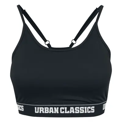 Urban Classics Ladies Sports Bra Bustier schwarz in