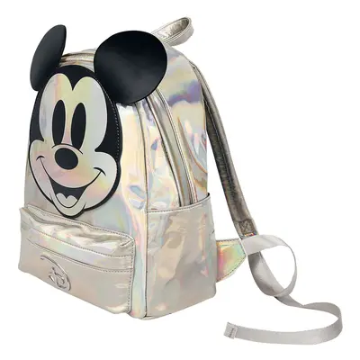 Micky Maus Disney 100 Mini-Rucksack silberfarben