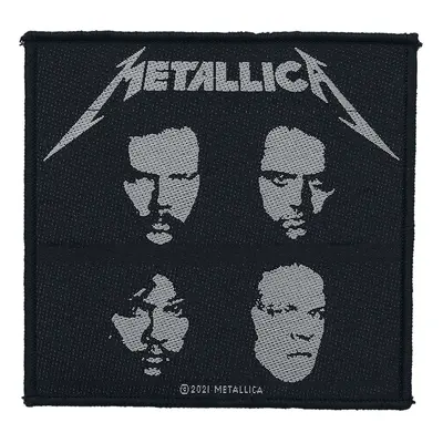 Metallica Black album Patch schwarz weiß